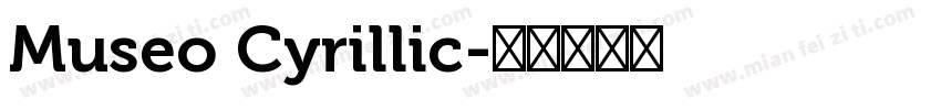 Museo Cyrillic字体转换